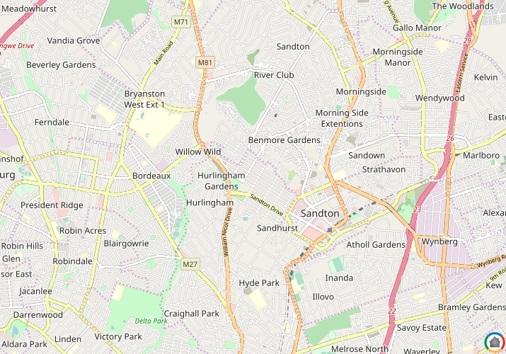 Map location of Parkmore
